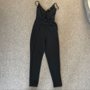 Pant suit with cut outs